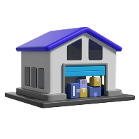 Tu casillero internacional con courier Ecuador Ilustración de casillero con cajas listo para envío courier en Ecuador