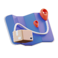 Sigue tu envío en tiempo real con courier Ecuador Paquete y ruta sobre mapa representando seguimiento de envíos courier en Ecuador